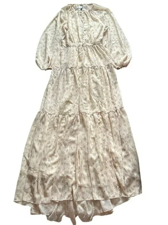 NWT Reformation Becca Dress Ditsy | Tiered Maxi Boho Floral XS - Picture 8 of 13